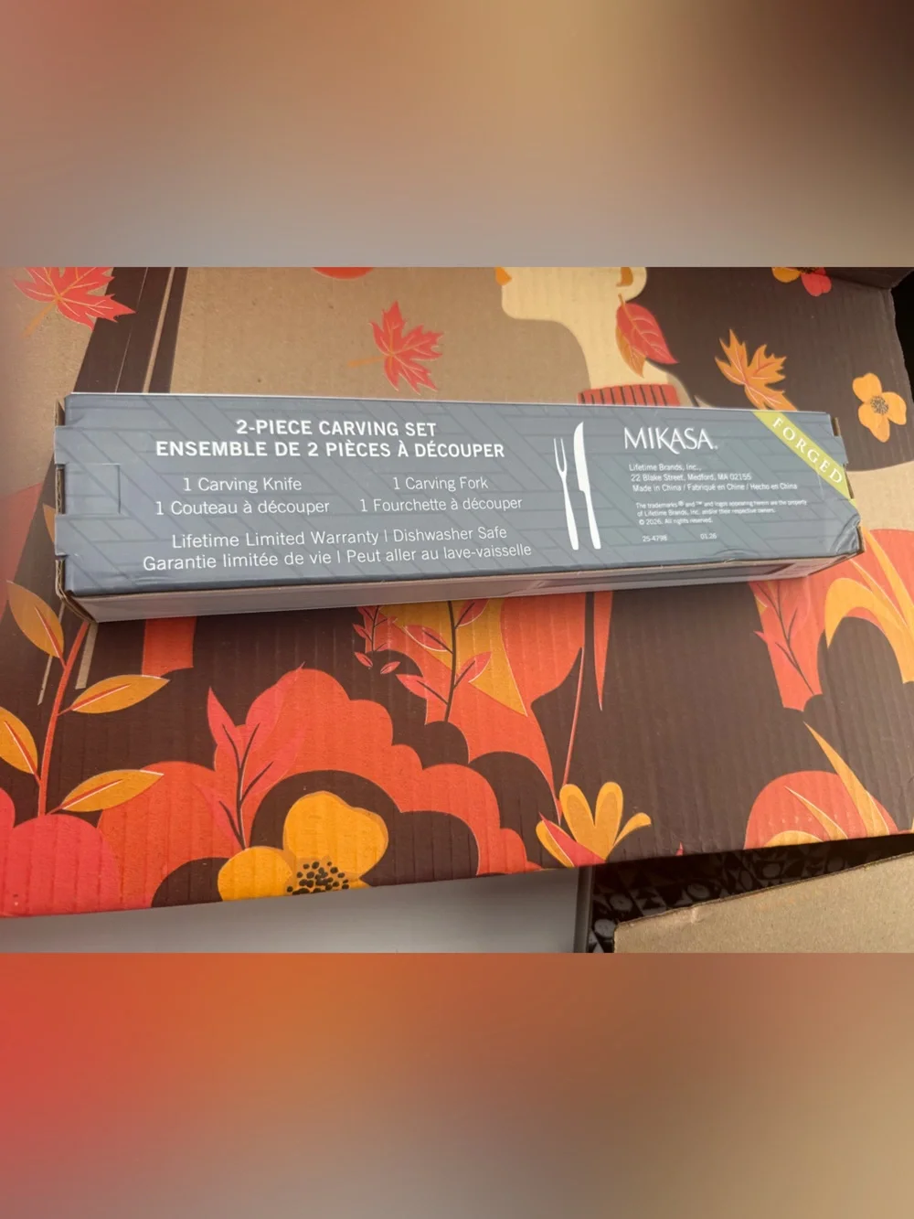 Mikasa 2-Piece Carving Set Stainless Steel